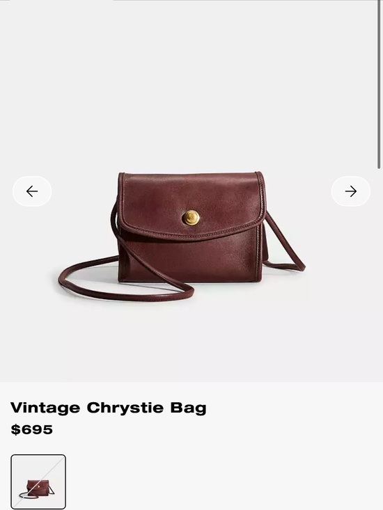 Coach Handbags - Vintage Coach Chrystie Bag